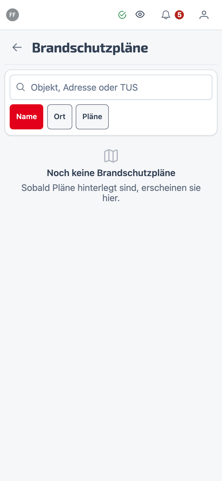 Pläne am Handy – Freigegebene Pläne je Objekt — nachschlagbar am Einsatzort, ohne PDF in der Gruppe.